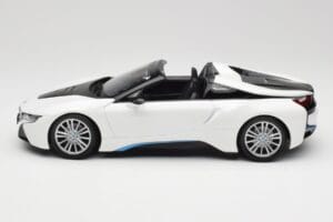 BMW i8 Roadster I15 Hvid Metallic Minichamps 1:18 155027031 Metal — billede 3 af 6