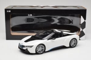 BMW i8 Roadster I15 Hvid Metallic Minichamps 1:18 155027031 Metal — billede 6 af 6