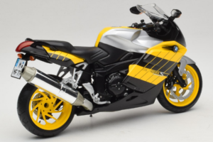 BMW K1200S Gul Sort Minichamps 1:10 80430309224 Metal — billede 3 af 8