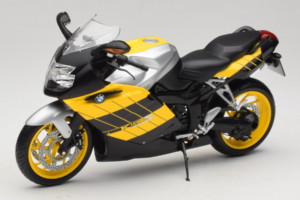 BMW K1200S Gul Sort Minichamps 1:10 80430309224 Metal