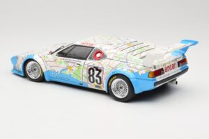 BMW M1 #83 D. Quester / D. Pironi / M. Mignot 24 Hours of Le Mans 1980 Minichamps 1:18 80430137893 Metal — billede 7 af 8