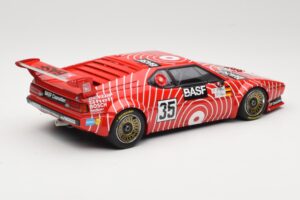 BMW M1 BASF GS Sport #35 H-J. Stuck / H. Heyer 6 Hours of Silverstone 1981 Minichamps 1:18 155812935 Metal — billede 2 af 6