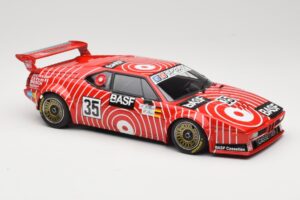 BMW M1 BASF GS Sport #35 H-J. Stuck / H. Heyer 6 Hours of Silverstone 1981 Minichamps 1:18 155812935 Metal — billede 4 af 6