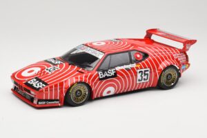 BMW M1 BASF GS Sport #35 H-J. Stuck / H. Heyer 6 Hours of Silverstone 1981 Minichamps 1:18 155812935 Metal