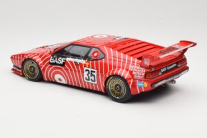 BMW M1 BASF GS Sport #35 H-J. Stuck / H. Heyer 6 Hours of Silverstone 1981 Minichamps 1:18 155812935 Metal — billede 5 af 6