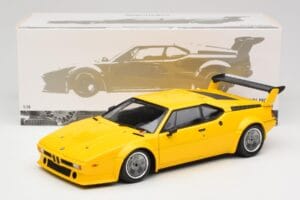 BMW M1 Gul Minichamps 1:18 180792998 Metal — billede 8 af 8