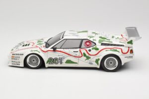 BMW M1 Procar #201 BMW Motorsport H. Stuck / N. Piquet 1000km Nürburgring 1980 Minichamps 1:18 180802901 Metal — billede 4 af 8