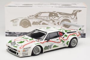BMW M1 Procar #201 BMW Motorsport H. Stuck / N. Piquet 1000km Nürburgring 1980 Minichamps 1:18 180802901 Metal — billede 8 af 8