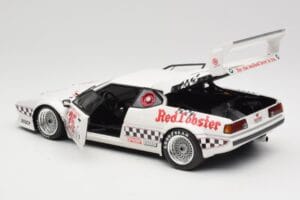 BMW M1 #25 Red Lobster D. Cowart / K. Miller LA Times GP Riverside 1981 Minichamps 1:18 180812925 Metal — billede 7 af 8