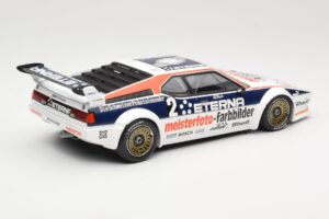 BMW M1 Schnitzer #2 H-J. Stuck Winner Deutsche Automobil Rennsport Trophy Zolder 1982 Minichamps 1:18 155822902 Metal — billede 2 af 6