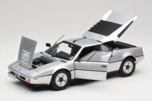 BMW M1 Sølv Metallic Norev 1:18 183226 Metal — billede 2 af 8