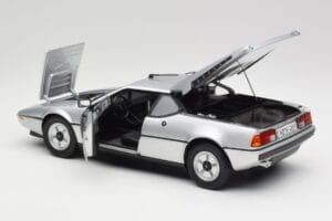 BMW M1 Sølv Metallic Norev 1:18 183226 Metal — billede 5 af 8