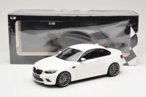 BMW M2 Competition F87 Hvid Minichamps 1:18 155028000 Metal — billede 6 af 6