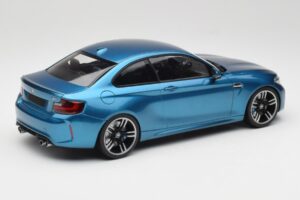 BMW M2 F87 Blue Metallic Minichamps 1:18 155026101 Metal — billede 2 af 6