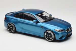 BMW M2 F87 Blue Metallic Minichamps 1:18 155026101 Metal — billede 4 af 6