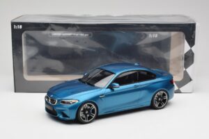 BMW M2 F87 Blue Metallic Minichamps 1:18 155026101 Metal — billede 6 af 6