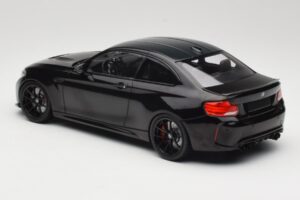BMW M2 CS F87 Sort Metallic med sorte fælge Minichamps 1:18 155021026 Metal — billede 5 af 6