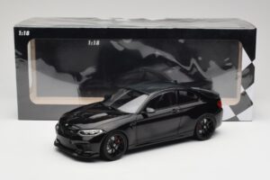 BMW M2 CS F87 Sort Metallic med sorte fælge Minichamps 1:18 155021026 Metal — billede 6 af 6