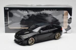 BMW M2 CS F87 Sort Metallic Med Guldfælge Minichamps 1:18 155021021 Metal — billede 6 af 6