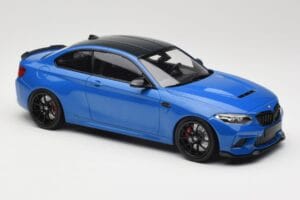 BMW M2 CS F87 Blå Metallic Med Sorte Fælge Minichamps 1:18 155021022 Metal — billede 3 af 6