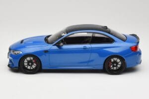 BMW M2 CS F87 Blå Metallic Med Sorte Fælge Minichamps 1:18 155021022 Metal — billede 5 af 6