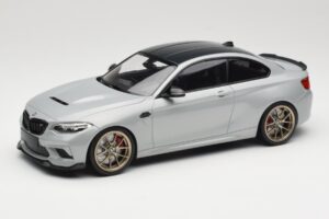 BMW M2 CS F87 Sølv med gyldne fælge Minichamps 1:18 155021028 Metal