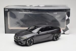 BMW M2 F87 Grey Metallic Minichamps 1:18 155026102 Metal — billede 6 af 6