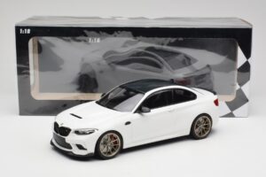 BMW M2 F87 CS Alpine White Guld Fælge Minichamps 1:18 155021020 Metal — billede 6 af 6