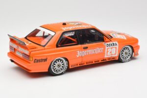 BMW M3 E30 #20 Jagermeister W. Gardner DTM 1992 Minichamps 1:18 180922020-O Metal — billede 3 af 8