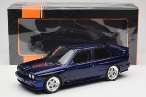 BMW M3 E30 Macau Blue IXO 1:18 18CMC122 Metal — billede 6 af 6