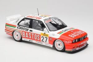 BMW M3 E30 #27 Bigazzi Team S. Soper / A. Hahne 4th Place 24 Hours of Spa 1990 Minichamps 1:18 155902027 Metal — billede 4 af 6