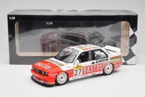 BMW M3 E30 #27 Bigazzi Team S. Soper / A. Hahne 4th Place 24 Hours of Spa 1990 Minichamps 1:18 155902027 Metal — billede 6 af 6