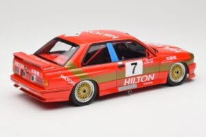 BMW M3 E30 #7 D. Quester 2nd Place Guia Race Macau 1987 Minichamps 1:18 155872007 Metal — billede 2 af 6