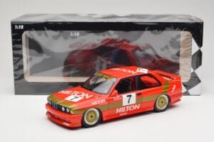 BMW M3 E30 #7 D. Quester 2nd Place Guia Race Macau 1987 Minichamps 1:18 155872007 Metal — billede 6 af 6