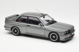 BMW M3 E30 Sport Evolution Cecotto Grå AUTOart 1:18 70567 Metal — billede 6 af 8