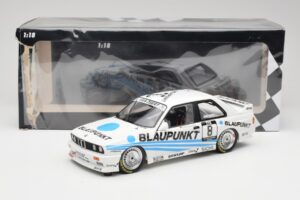 BMW M3 E30 Team Schnitzer #8 O. Manthey DTM 1988 Minichamps 1:18 155882008 Metal — billede 6 af 6