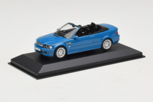 BMW M3 E46 Cabriolet Blå Minichamps 1:43 BMW015 Metal — billede 2 af 4