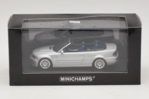 BMW M3 E46 Cabriolet Sølv Minichamps 1:43 80420024430-R1 Metal — billede 4 af 5