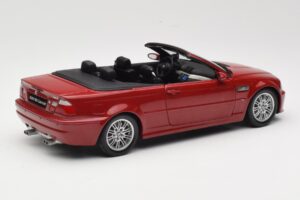BMW M3 E46 Cabriolet Rød Kyosho 1:18 08505R Metal — billede 3 af 8