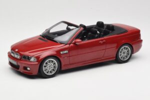 BMW M3 E46 Cabriolet Rød Kyosho 1:18 08505R Metal