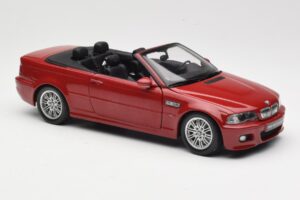 BMW M3 E46 Cabriolet Rød Kyosho 1:18 08505R Metal — billede 6 af 8
