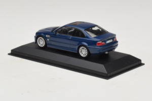 BMW M3 E46 Blå Minichamps 1:43 BMW014 Metal — billede 3 af 4