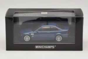 BMW M3 E46 Blå Minichamps 1:43 BMW014 Metal — billede 4 af 4