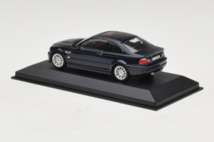BMW M3 E46 Mørkeblå Minichamps 1:43 80420009763-R1 Metal — billede 3 af 4