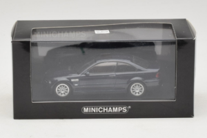BMW M3 E46 Mørkeblå Minichamps 1:43 80420009763-R1 Metal — billede 4 af 4