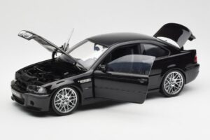 BMW M3 E46 CSL Sort Kyosho 1:18 80430302736 Metal — billede 2 af 8