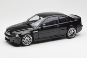 BMW M3 E46 CSL Sort Kyosho 1:18 80430302736 Metal