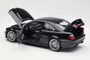 BMW M3 E46 CSL Sort Kyosho 1:18 80430302736 Metal — billede 5 af 8