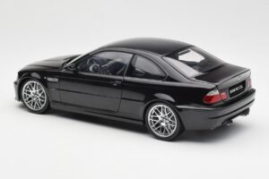 BMW M3 E46 CSL Sort Kyosho 1:18 80430302736 Metal — billede 7 af 8