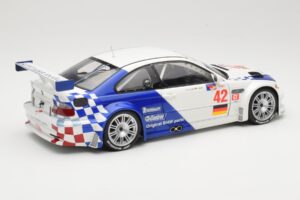 BMW M3 E46 GTR #42 J. Muller / J.J. Lehto ALMS 2001 Minichamps 1:18 80430139183 Metal — billede 3 af 8